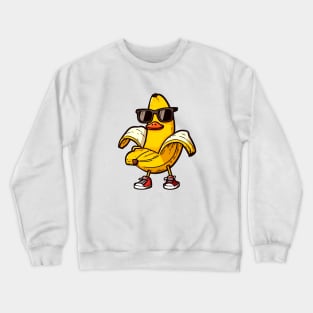 Banana duck with sunglasses Crewneck Sweatshirt